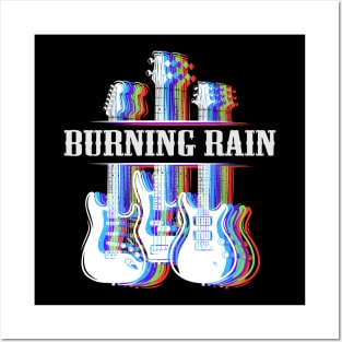 BURNING RAIN BAND Posters and Art